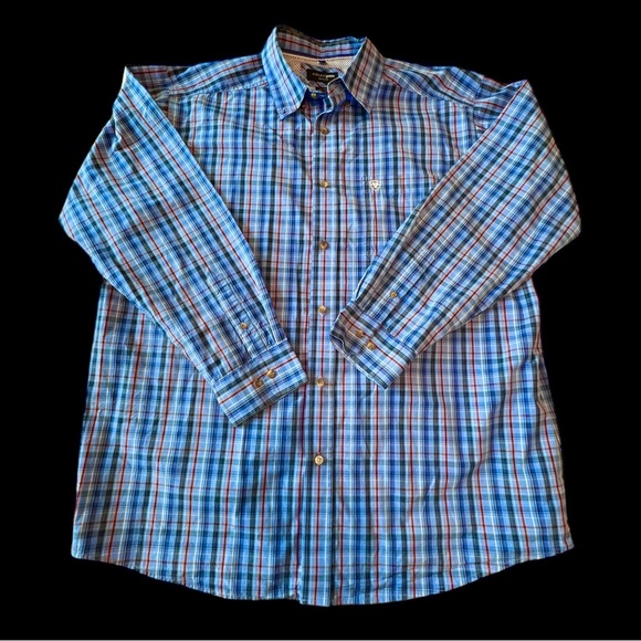 Ariat Other - Ariat Pro Series Cowboy Shirt Mens XL Horse Riding Rodeo Workwear western